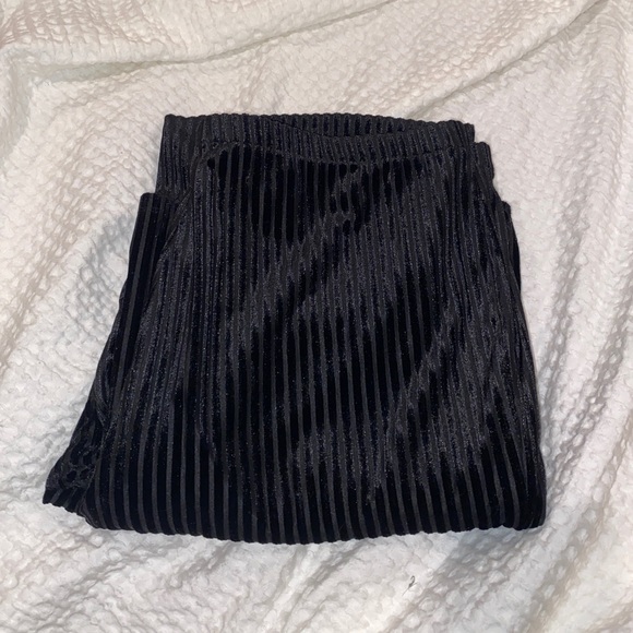 Forever 21 Velvet Ribbed Stretch Bell Bottom Pants - Picture 2 of 4